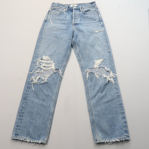 Agolde 90's Mid Rise Loose Fit in Fall Out Size 25 - Picture 3 of 14